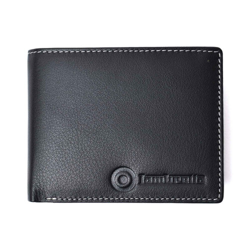 Lambretta (One Size, Black) Lambretta Logo Leather Wallet 1