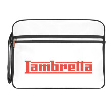 (One Size, Black/White) Lambretta Unisex Adult Logo Cabin Bag