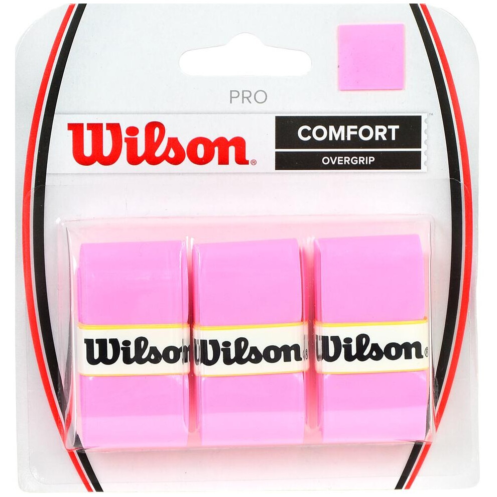 Wilson Pro Comfort Racket Overgrip (Pack Of 3)