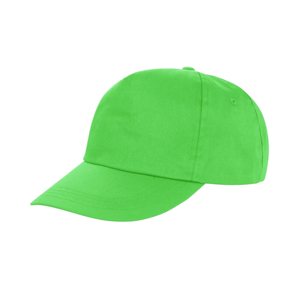 Result (One Size, Lime) Unisex Core Houston 5 Panel Printers Baseball Cap