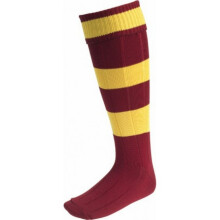 (3 UK-6 UK, Maroon/Amber) Carta Sport Childrens/Kids Euro Ankle Socks