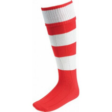 (3 UK-6 UK, Scarlet Red/White) Carta Sport Childrens/Kids Euro Ankle Socks