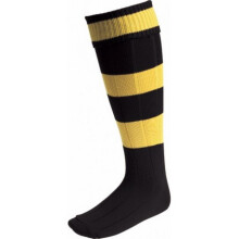 (3 UK-6 UK, Black/Amber) Carta Sport Childrens/Kids Euro Ankle Socks