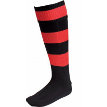 (3 UK-6 UK, Black/Scarlet Red) Carta Sport Childrens/Kids Euro Ankle Socks