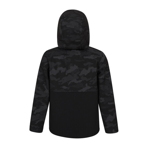 (3-4 Years, Black) Mountain Warehouse Childrens/Kids Exodus Camo Soft Shell Jacket 1