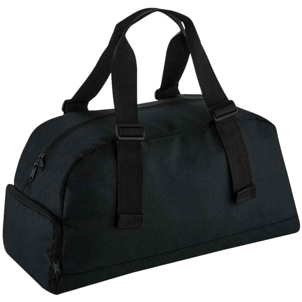 New Bagbase Unisex (One Size, ) Essentials Recycled Holdall Black