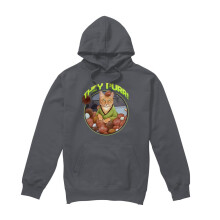 (M, Charcoal) Star Trek Mens The Purr Hoodie