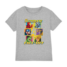 (12-13 Years, Sport Heather) Avengers Childrens/Kids Face Off T-Shirt