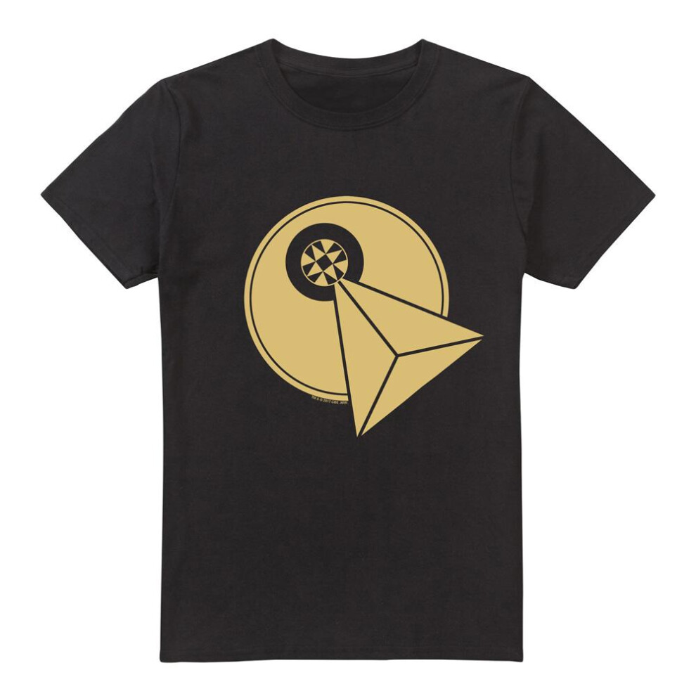 Star Trek (M, ) Mens Vulcan Logo T-Shirt Black
