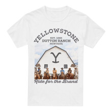 (5XL, White) Yellowstone Mens For the Brand T-Shirt