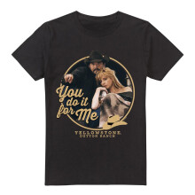 (4XL, Black) Yellowstone Mens You Do It for Me T-Shirt