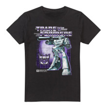 (5XL, Black) Transformers Mens Megatron 40th T-Shirt