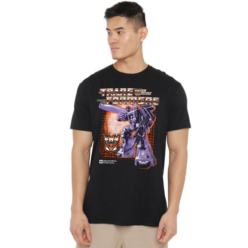 Transformers (M, Black) Transformers Mens Galvatron Box 40th T-Shirt 2