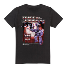 (XL, Black) Transformers Mens Rumble Ravage Laserbreak 40th T-Shirt