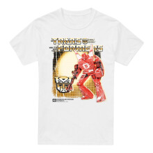(L, White) Transformers Mens Rodimus Prime Box 40th T-Shirt