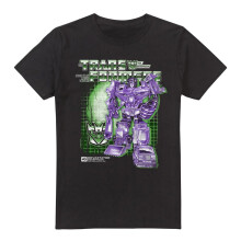 (5XL, Black) Transformers Mens Devastator Box 40th T-Shirt