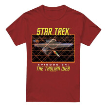 (XL, Cardinal) Star Trek Mens The Tholian Web T-Shirt