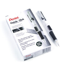 Pentel QUICK CLICK Mechanisch Potlood (0.7mm), Zwarte Behuizing, Doos van 12 Potloden (PD217A)