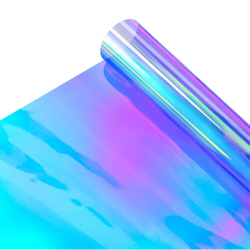 VViViD Pellicole Colorate Trasparenti per Finestra (1.49ft x 5ft, Cangiante)