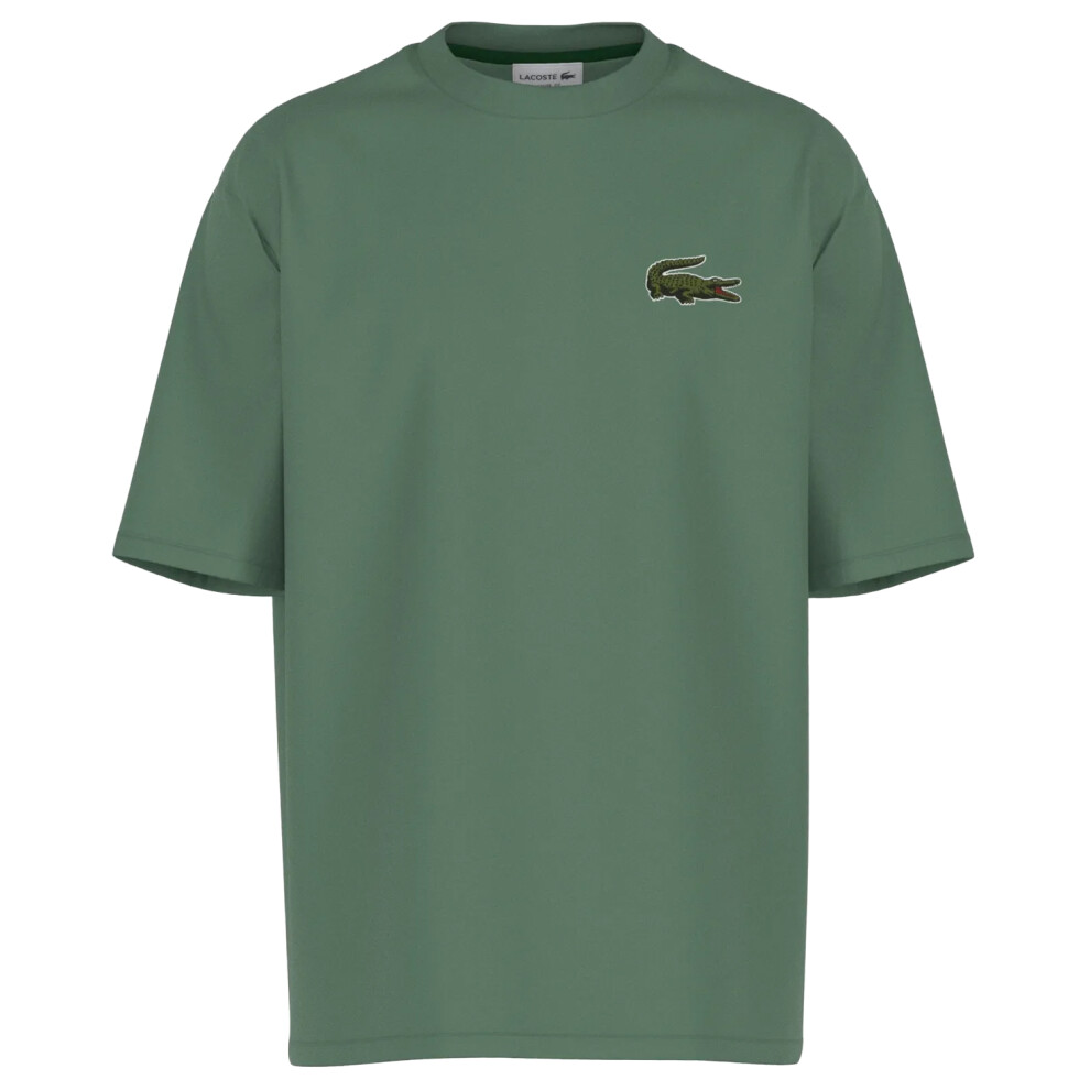 Lacoste Mens Organic Loose T-Shirt Green