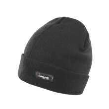 (One Size, Black) Result Unisex Lightweight Thermal Winter Thinsulate Hat (3M 40g) (Pack of 2)