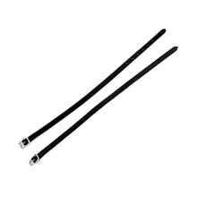 (One Size, Black) Hy Spur Straps (One Pair)