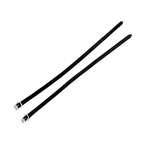(One Size, Black) Hy Spur Straps (One Pair)