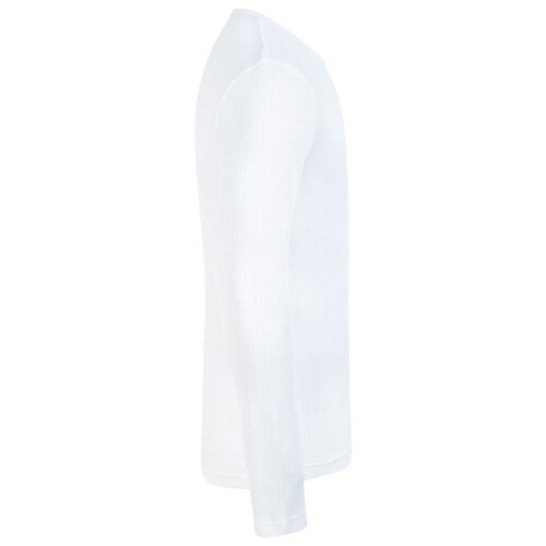 (M, White) Absolute Apparel Mens Thermal Long Sleeve T-Shirt 1