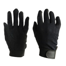 (One Size, Black) Dublin Childrens/Kids Track Riding Gloves