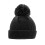 (One Size, Black) Beechfield Kids Reflective Bobble Beanie 2