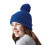 (One Size, Bright Royal Blue) Beechfield Kids Reflective Bobble Beanie 2