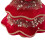Red Velvet Christmas Tree 35cm 3