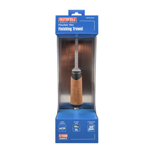 Faithfull Faithfull Flex Finishing Trowel With Cork Handle 2