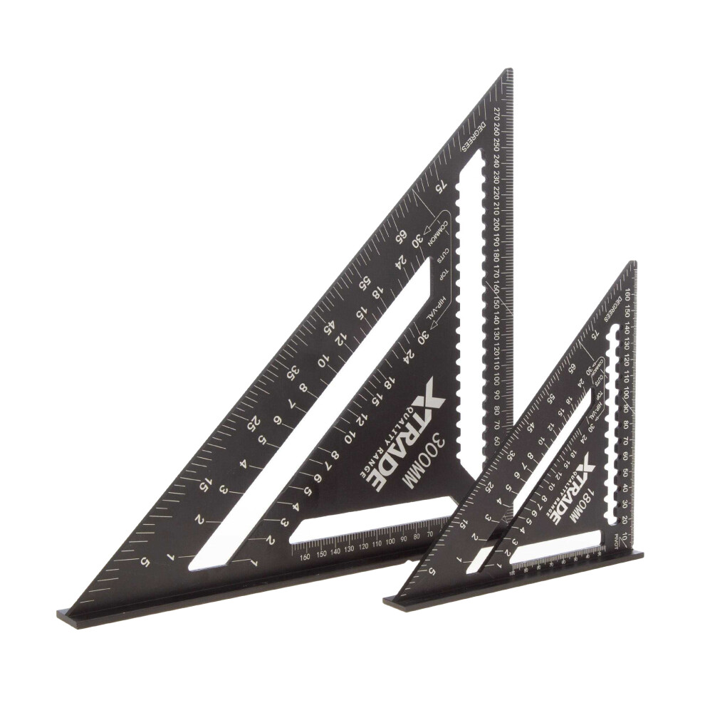 Xtrade Carpenter's Square (Pack Of 2) 5063918183352