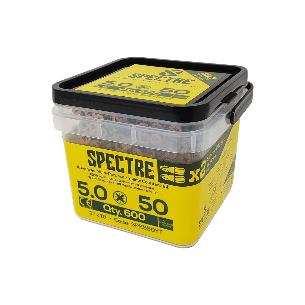 Forgefix Spectre Screw, Pz Compatible, Csk, Zyp