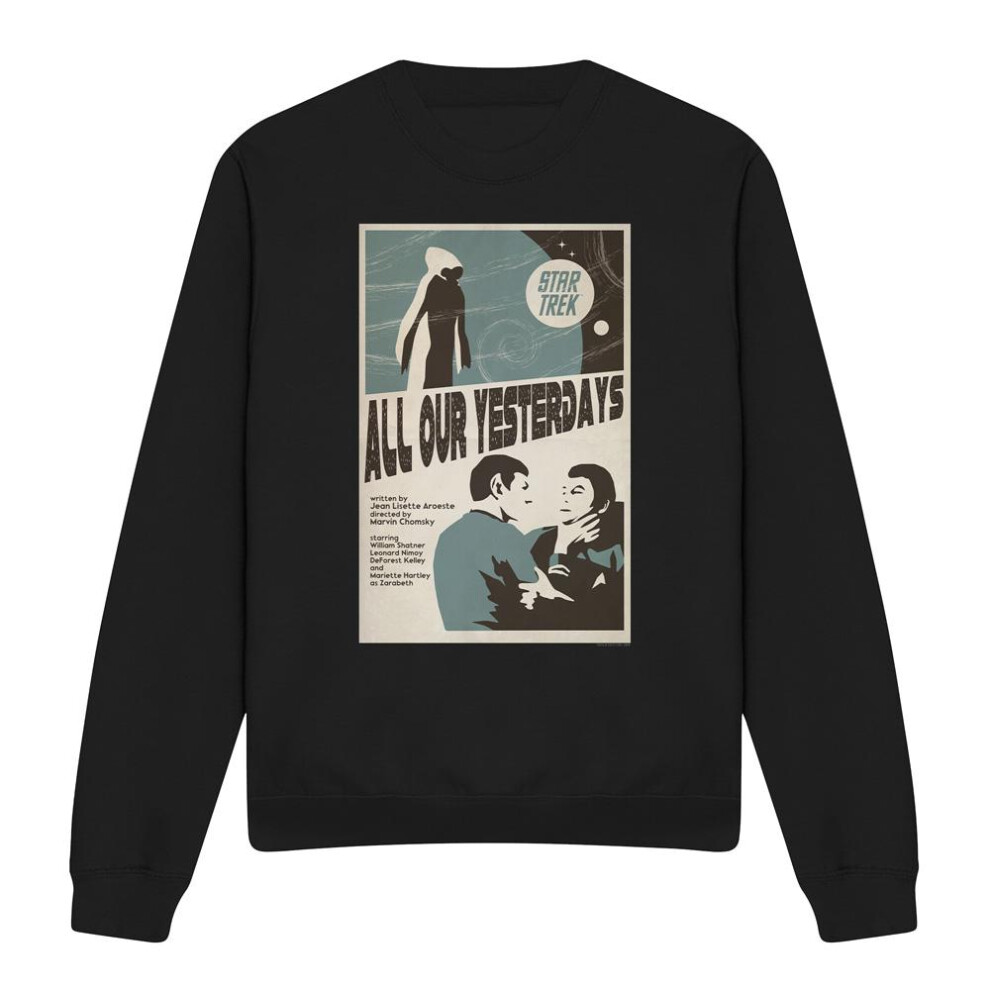 Star Trek (M, ) Unisex Adult The Original Series Episode 78 Sweatshirt Black