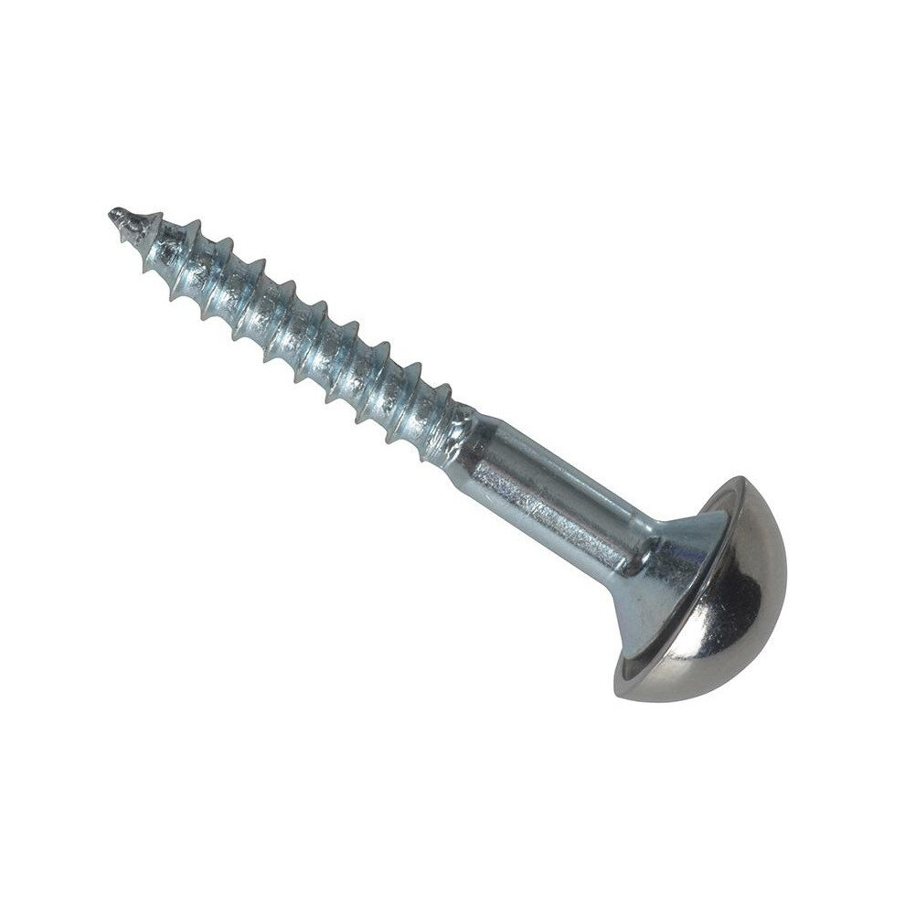 Forgefix Mirror Screws, Chrome Domed Top, Zp 5063750800806