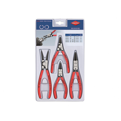 Knipex Knipex Circlip Plier Set, 4 Piece