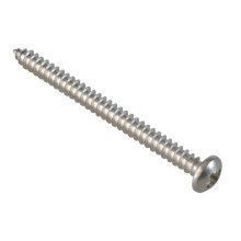 Forgefix Self-tapping Screws, Pozi, Pan Head, A2 Stainless Steel