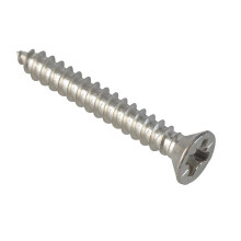 Forgefix Self-tapping Screws, Pozi, Csk, A2 Stainless Steel