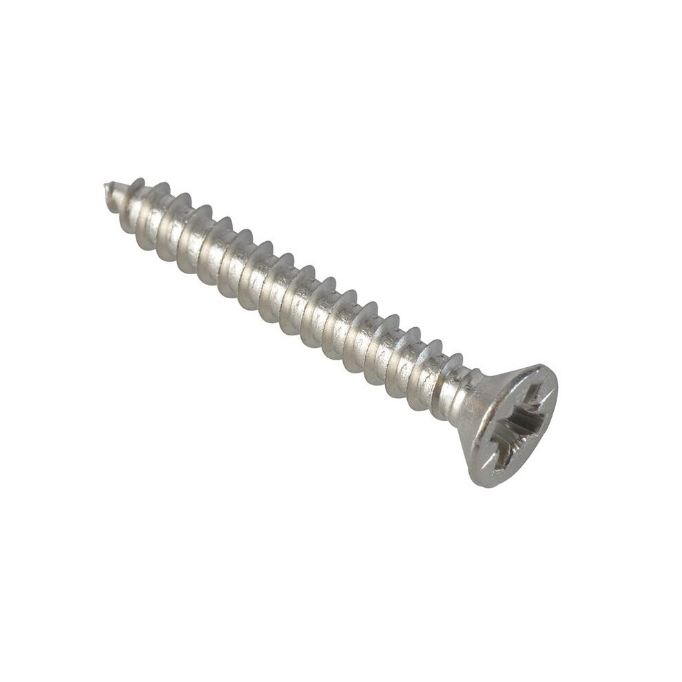 Forgefix Self-Tapping Screws, Pozi, Csk, A2 Stainless Steel