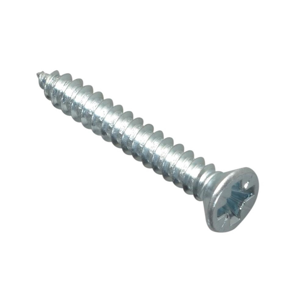 Forgefix Self-Tapping Screw, Pozi Compatible Pan Head, Zp, Forgepack