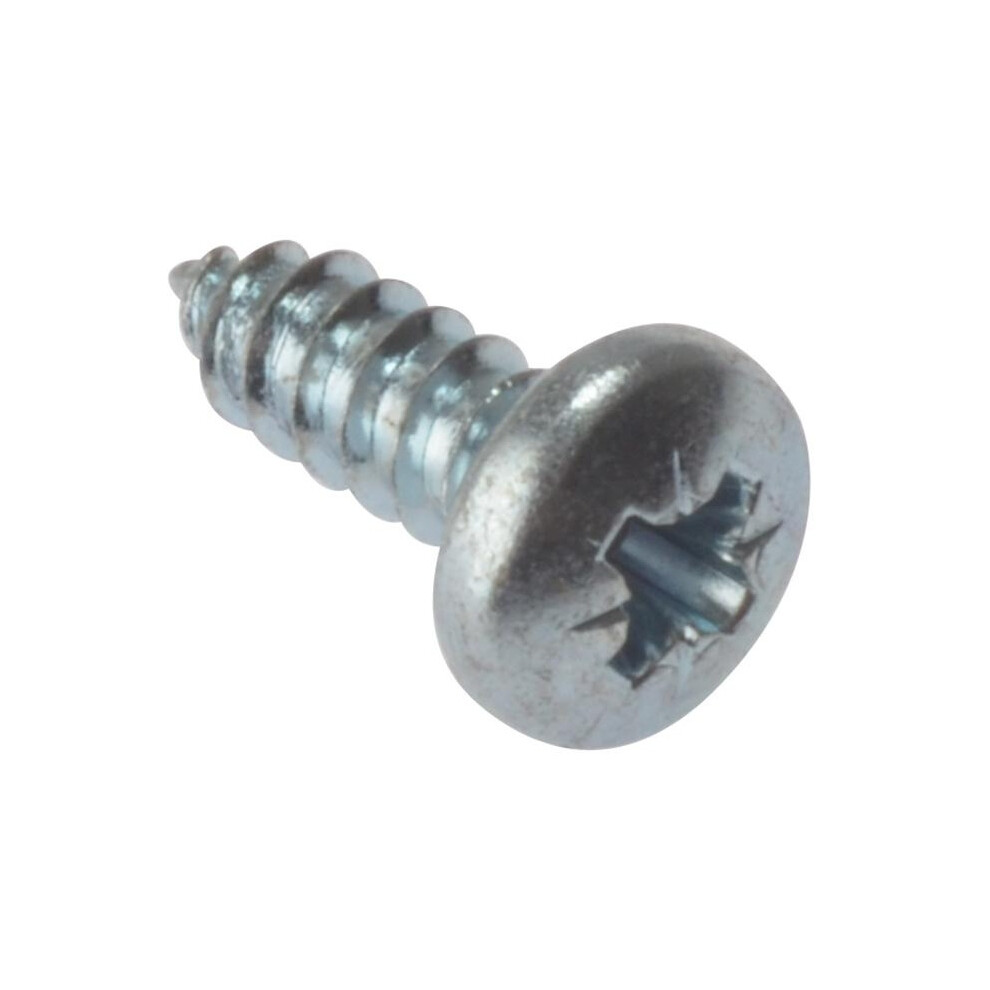 Forgefix Self-Tapping Screws, Pozi, Pan Head, Zp