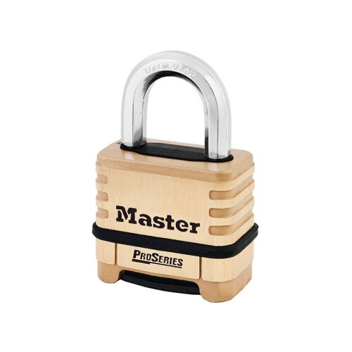 Master Lock Master Lock Proseries Brass 4 Digit Padlock 57mm