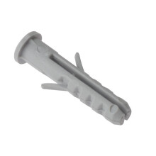 Forgefix Expansion Wall Plugs, Nylon, Rimmed