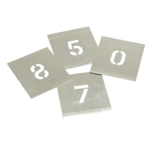 Stencils Zinc Stencil - Numbers