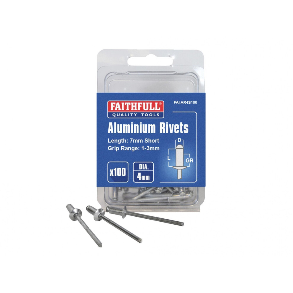 Faithfull Aluminium Rivets