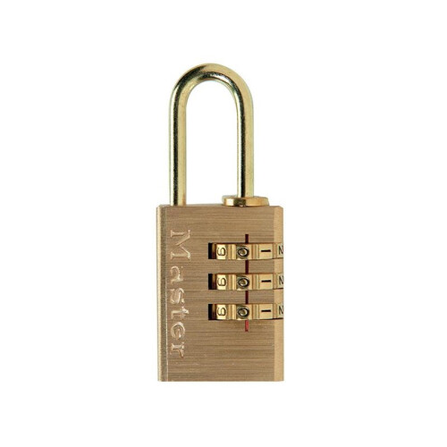 Master Lock Master Lock Brass Finish Combination Padlock