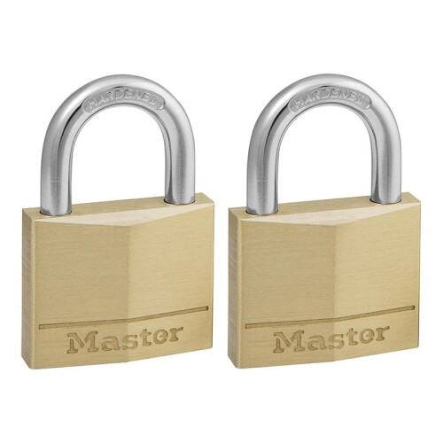 Master Lock Master Lock Solid Brass Padlocks Double Lever