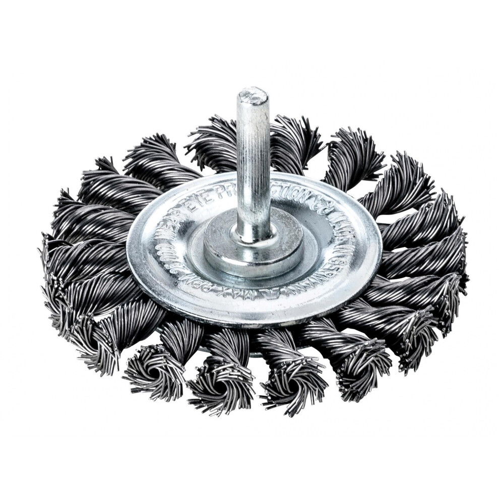 Lessmann Knotted Wheel Brush With Shank 5063750866659